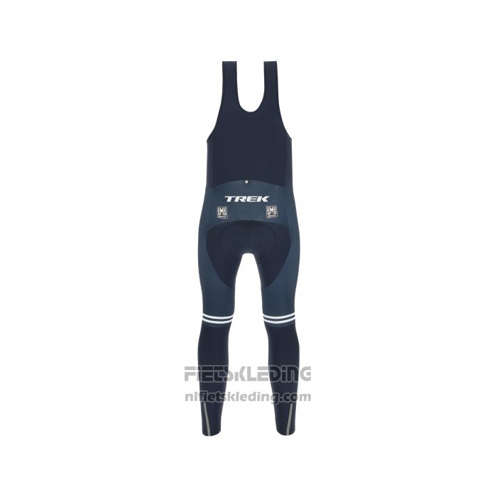 2021 Fietskleding Trek Segafredo Wit Diep Blauw Lange Mouwen en Koersbroek